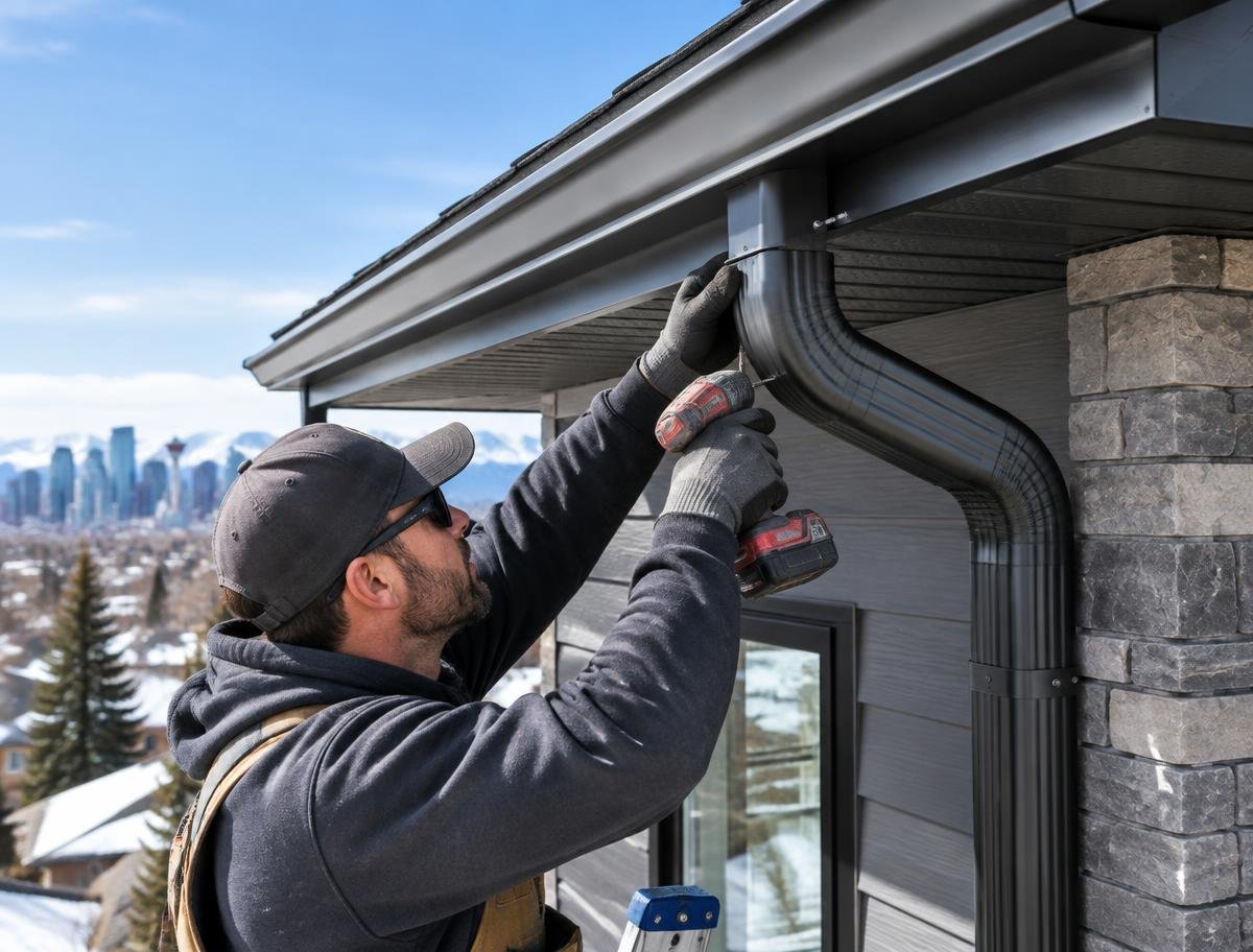 Eavestrough Installation